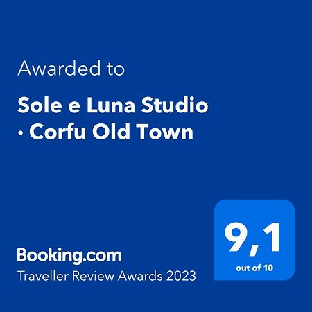 Sole E Luna Studio - Corfu Old Town Bagian luar foto