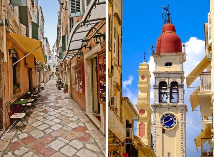 Sole E Luna Studio - Corfu Old Town Bagian luar foto